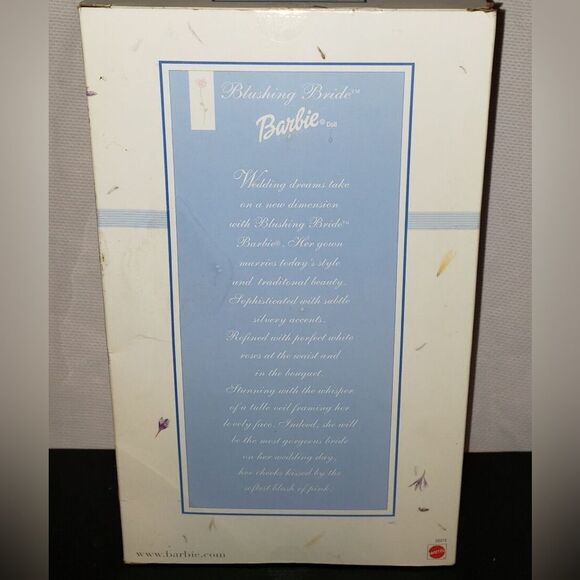 Vintage 1999 BLUSHING BRIDE BARBIE DOLL African American Mattel No. 26075 NIB - Picture 6 of 6